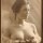 Cabinet card of a bare breasted woman